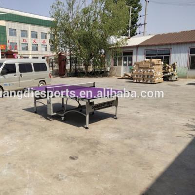 China Foldable Indoor MDF Double Table Tennis Table For Sale for sale