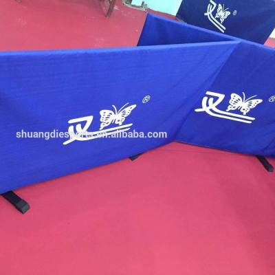 China Environmental Friendly Custom Logo Baffle Ping Pong Surrounds Ping Pong Fences for sale