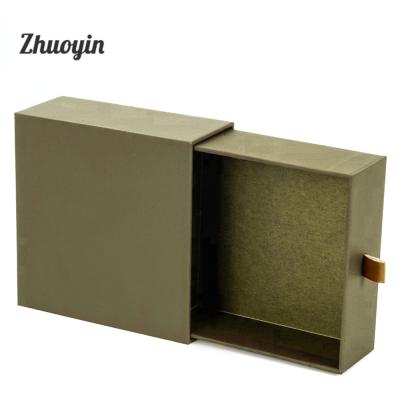 China Recyclable custom kraft paper drawer white cbd gift box for dropper glass bottle for sale