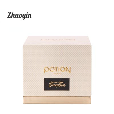 China Handmade Custom Design Cardboard Paper Perfume Bottle Packaging Gift Box Luxury Customer Insert for sale