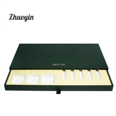 China Recyclable Custom Paper Jewelry Cardboard Gift Packaging Drawer Boxes Bracelet Match Boxes for sale