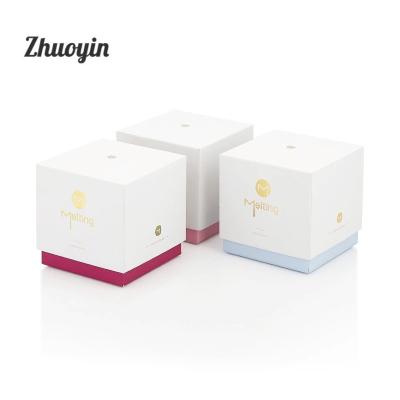 China Personal Care Custom Printing White Magnetic Gift Fragrance Packaging Perfume Box Magnetic Hot Stamping Luxury Paperboard Wholesale for sale