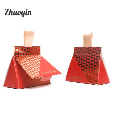 China Small Recyclable Products Packaging Paper Box Custom Hanging Packaging For Display for sale