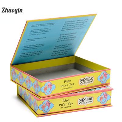 China Recyclable Luxury Flip Top Cardboard Paper Magnetic Closure Gift Box With Lid for sale