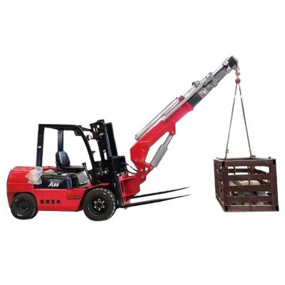 China New Sale 20 Ton Self Loading Best Affordable Small Container Forklift Crane Arm Forklift Tractor Truck for sale