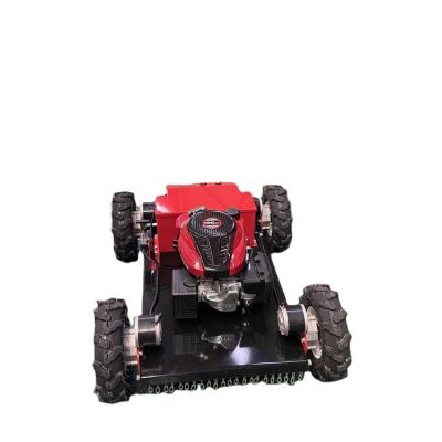 China 2022 Standard Remote Control 4-Stroke Slope New Flail Portable Lawn Mower With Household Saving for sale