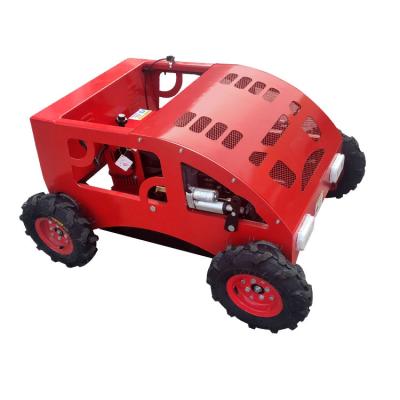 China 4-Stroke 9.5HP Crawler Remote Control Weeding Robot Farm Lawn Mower Home Lawn Mower for sale