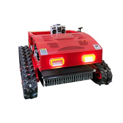 China New Special Design Engineering / Slope Lawn Mower Household Remote Control Rubber Tracks Type for sale