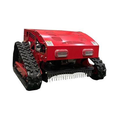 China High Quality Intelligent Remote Control Lawn Mower Mini Track 4-Stroke Garden Remote Control Lawn Mower For Agricultural for sale