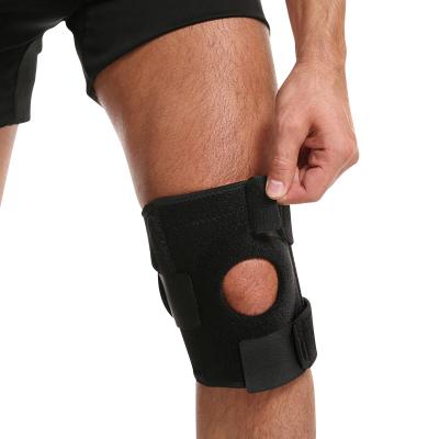 China OEM Adjustable Breathable Elasticity Support Sports Pad Massage Knee Brace for sale