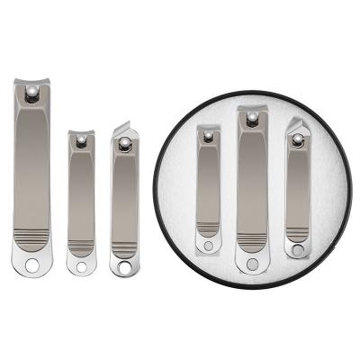 China Wholesale 3 Pcs Stainless Steel Nail Clipper Cutter Nail Set Eco-friendly Factory for sale