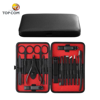 China Nail Care Manicure Tools Beauty Salon Supplier Men's Manicure Tools Travel Set Kit for sale