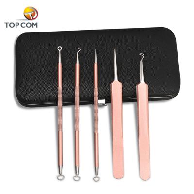 China Professional Home and Travel Kit Beauty Pimple Blackhead Extractor Remover for sale