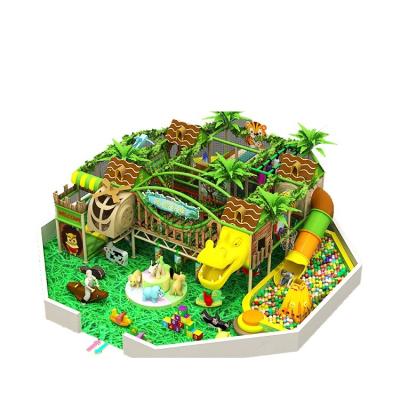 China Professional School Supplier Castle Park Equipment Commercial Naughty Children Forest Theme Indoor Playground For for sale