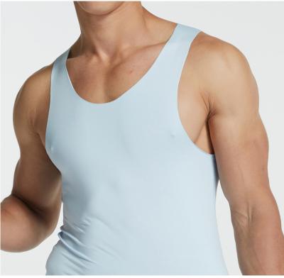 China Top Class Quality Anti-Shrink Mens Singlet 100% Cotton / Smooth Gym Workout Sublimated Tank Top for sale