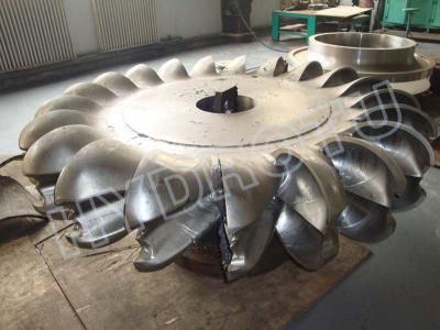 China Forge CNC Machine stainless Steel Runner with Pelton Hydro Turbine/ Pelton Water Turbine en venta