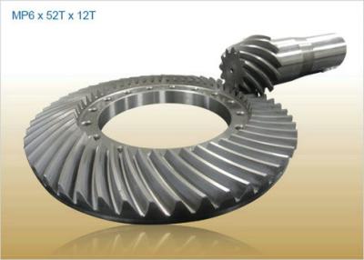 중국 Heavy Cast Steel Left Angle CNC Turning , Milling Bevel Gears For Shipping Industry 판매용