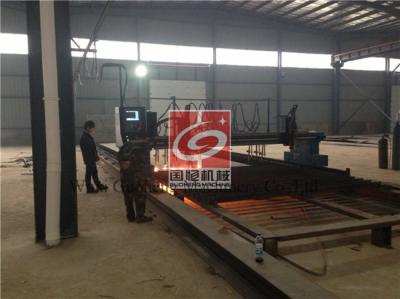 China CNC Flame / Oxy - fuel Cutting Machine for Box Beam Welding Line or H Beam Welding Line for sale