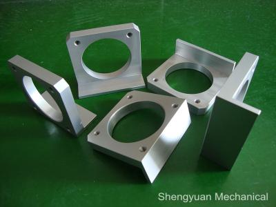 China CNC Precision Machining Natural Anodize AL6061 Bracket Metal Motor or 3D Printer Spare Parts for sale