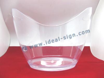 China Element Gold Ingots Shape Big Party Ice Bucket by Plastic Injection à venda