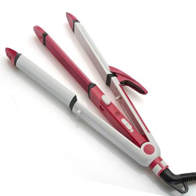 China Ceramic Coating Ceramic Dish 3 in 1 Hair Straighten Hair Wave Styler Set for sale