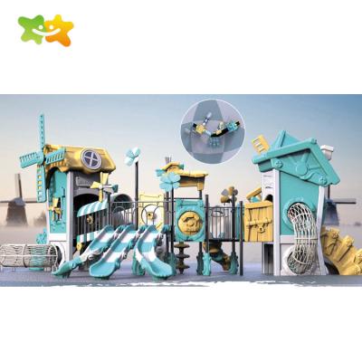 China China Commercial Plastic Outdoor Playground Slide Park Kids Playground Outdoor Playground Equipment for sale