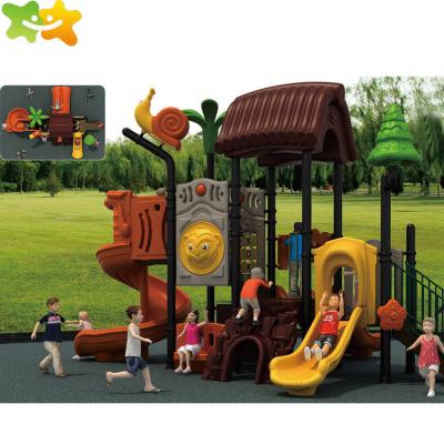 China Plastic Outdoor Playground Project School Playground Outdoor Playground Equipment Kids Slides for sale