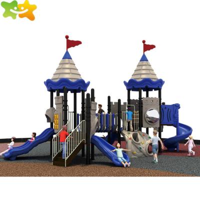 China Eco-Friendly Outdoor Playground Kids Equipment Large Kids Backyard Playground Slide for sale