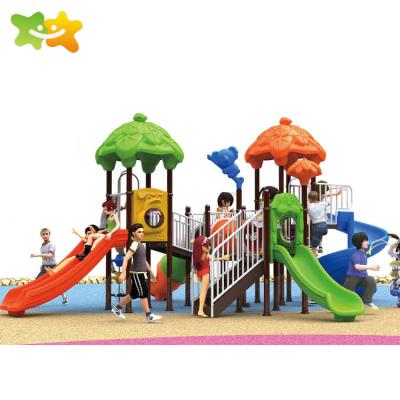 China Plastic Playground Preschool Kids Play Park Slide Playground Plastic Equipment Outdoor Slide for sale