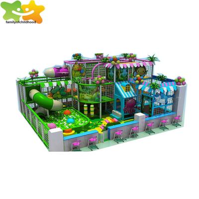 China Factory steel frame+wood+PVC factory indoor children playground toy indoor plastic playground used for sale