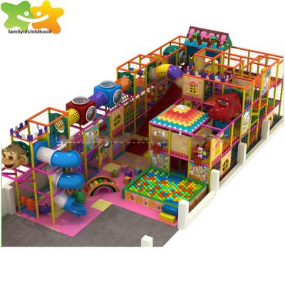 China Steel frame+wood+PVC kids luxury playground toys indoor entertainment center for sale for sale