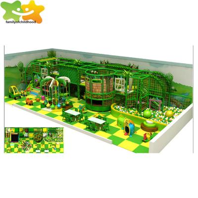 China Galvanize Steel Commercial Soft Playground Equipment Kids Indoor Jungle Theme Playground For Sale for sale