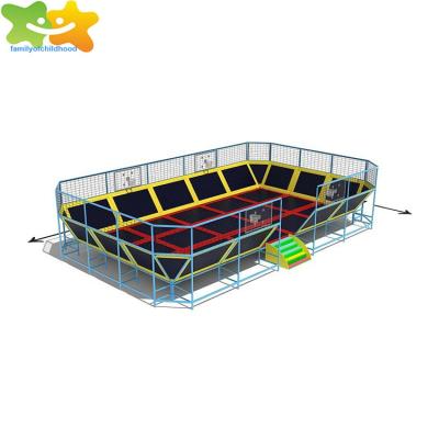 China Indoor Bungy Trampoline Batut Trampoline Fitness Trampoline With Customized Handle for sale