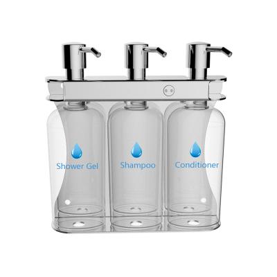 China Unique Finish Three Chamber Mirror Stainless Steel Foam Soap Dispenser Design 304 Lockable Liquid Soap Dispenser With Key for sale