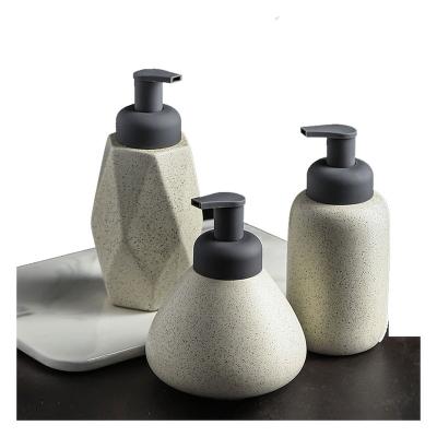 China Foam Ceramic Soap Dispenser OEM Bathroom Bottle Dispenser Foam Soap Dispenser For Hand Sanitizer Hotel Home for sale