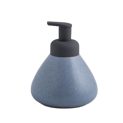 China Foaming Soap Dispenser Reliable Quality Ceramic Foaming Manual Bottle Dispenser Soap Dispenser For Luxury Hotel Home for sale