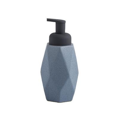 China Ceramic Foaming Soap Dispenser Bottle Dispenser Pump Bathroom Shampoo Dispenser For Liquid Gel for sale