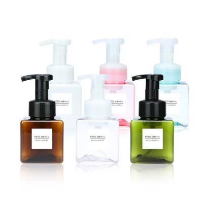 China Wholesale High Quality Plastic Foaming Soap Dispenser Foaming Bottle Hand Sanitizer Soap Dispenser Foam Bottle Amber With Pump For Bathroom for sale