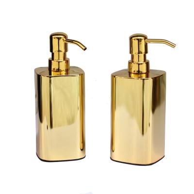 China Luxury Foam Soap Dispenser Gold Design Hand Sanitizer Bottle Stainless Steel Soap Dispenser For Bathroom Kitchen Hotel Restaurant for sale