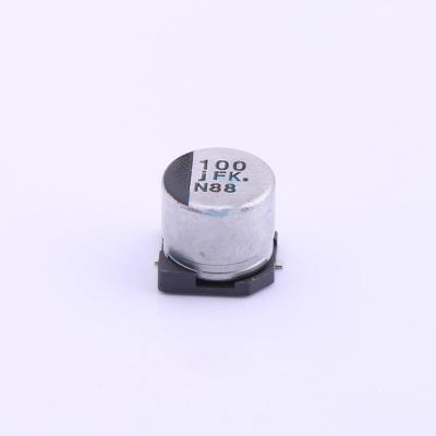 China Hot Selling AC Motor SMD Capacitor 100uF 6.3V 5*5.8mm EEEFK0J101UR Aluminum Electrolytic Capacitor for sale