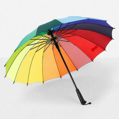 China Hot Sale Yiwu Lower Price Umbrella Umbrella Professional Straight Stick Umbrella Iridescent Umbrella for sale