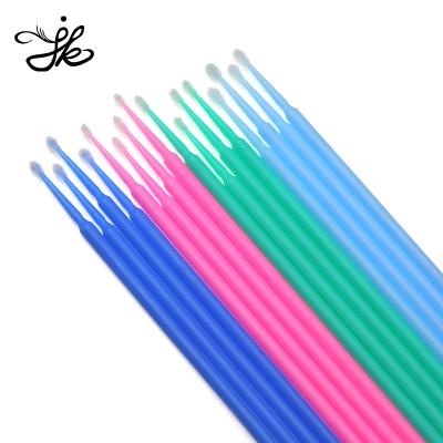 China Hot Sale Plastic Micro Eyelash Extension Brush Custom Lash Applicator Microbrush Tools for sale