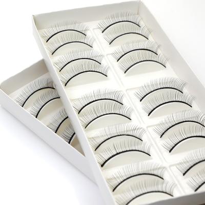 China Wholesale 10 Pairs 8mm False Eyelashes Eyelash Extension Shaping Lashes Beginners Eyelash Extensions Beauty Salon Student Practice Use for sale