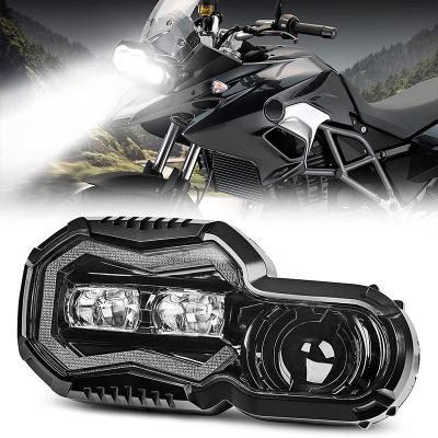 China Upgraded F800 Led Headlight High Power LED Motorcycle Headlight 65W Hi/Lo Beam Halo For BMW F650GS F700GS F800GS F800R F700GS for sale