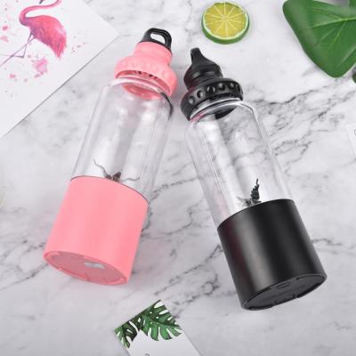 China Powerful Portable 500ml USB Rechargeable Juice Maker Extractor /Juicer Blender Juicer 6 Outer Blades for sale