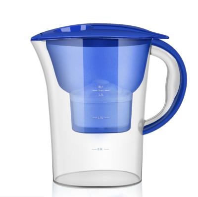 China Jug Net Kettle Filter Activated Carbon Kitchen Water Purifier Portable Household 2.5L Kettle Water Filter for sale