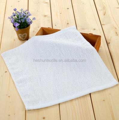 China Pure White 100% Cotton Disposable Hotel Mini Towel , Compressed Aviation Towel for sale