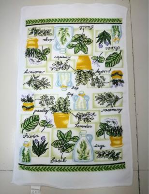 China cotton disposable printed tea towel/kitchen towel for sale