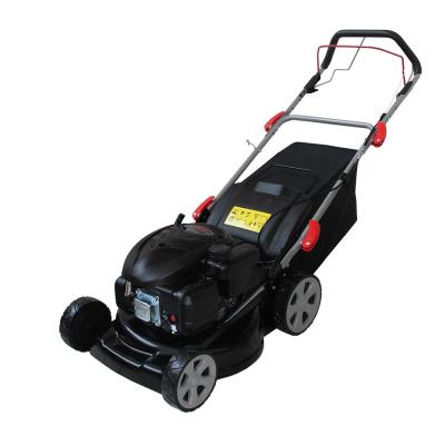 China 4-Stroke 17inch DIY Garden Lawn Mower Self Propelled Gasoline Lawn Mowers With China Engine BS Engine for sale