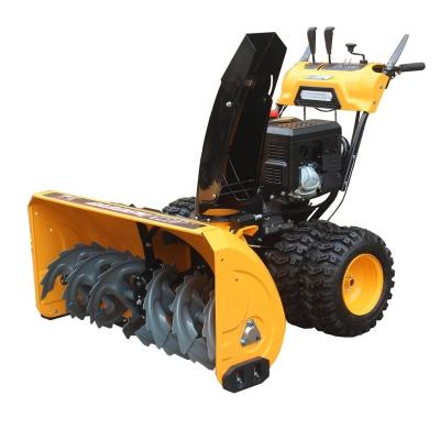 China SNOW BLOWER Metal 420cc 4 Stroke OHV Start Gas Petrol Electric Garden Snow Blower Machine for sale